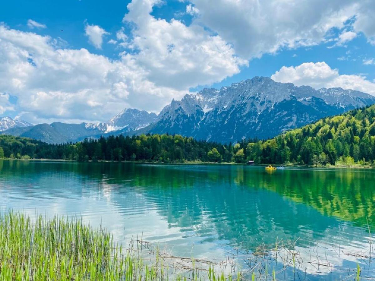 Alpenappartements Schwalbennestl Mittenwald Luaran gambar